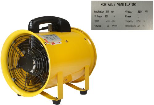 Marine Portable 200mm Electric Blower Ventilation Fan
