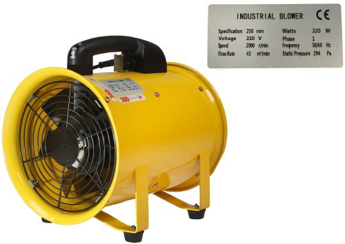 Electric Ventilation Blower 250MM – Portable Airflow for Confined Marine & Industrial Use IMPA 591402