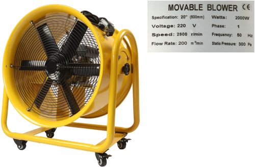 Electric Ventilation Blower 500MM – Powerful Air Circulation for Marine & Industrial Use-IMPA 591414