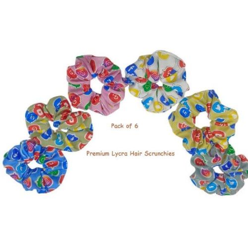Premium Lycra Hair Scrunchies- media design-RB-45