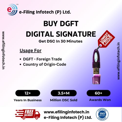 DGFT Digital Signature Certificate