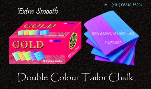Gold Double Colour Tailor Marking Chalk