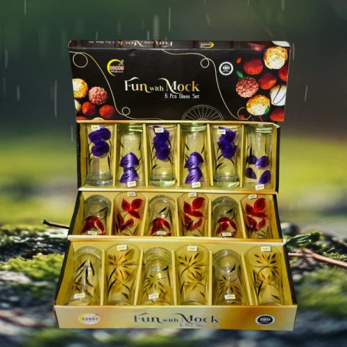 Fun with Mock 6 Piece Glass Sets