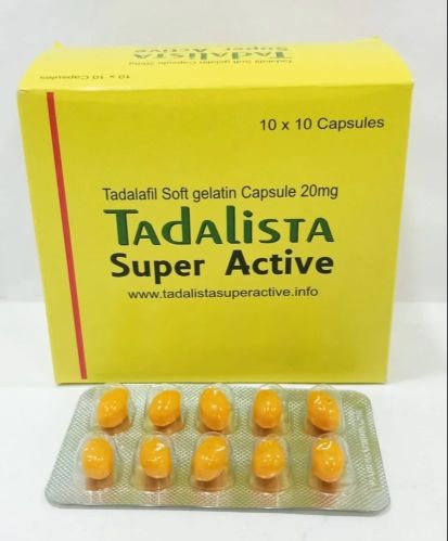 Tadalista Super Active 20 Mg Capsules