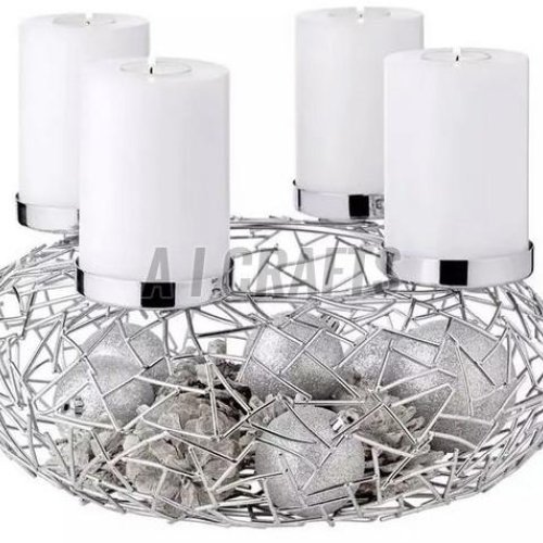 Bronze Finish Candle Holder