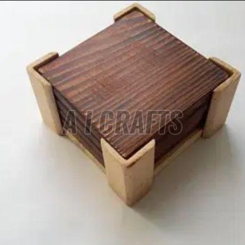 Square Wooden Coaster
