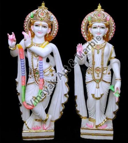 Marble Radha Krishna Moorti