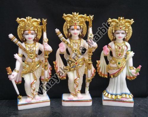 Marble Ram Laxman Sita Statue
