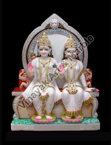 Marble Ram Sita Statue