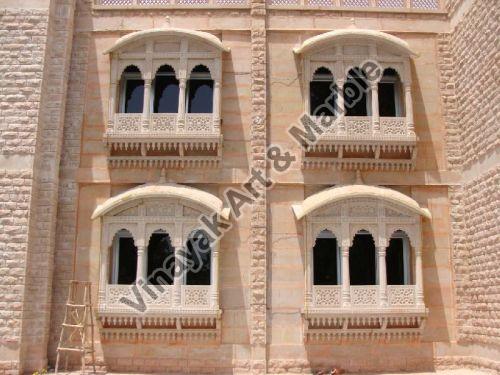 Sandstone Cladding Work