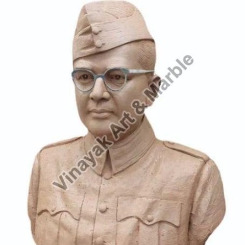 White Marble Netaji Subhash Chandra Bose Statue