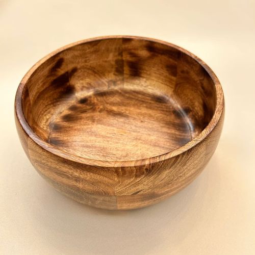 Brown Wooden Bowl