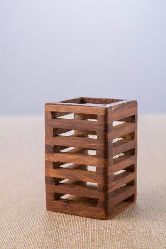 Wooden Pen Holder