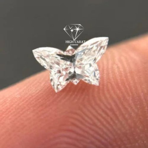 Butterfly Cut Sparkling Diamonds
