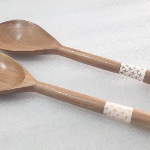 Rustic Mango Wood Kitchen Spoon – Handcrafted Wooden Cooking &AMP; Serving Spoon