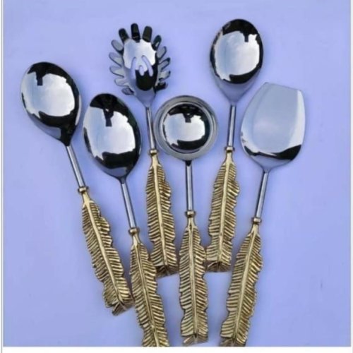 Stainless Steel Classic Gold Plating Spoon – Elegant &AMP; Durable Dining Cutlery