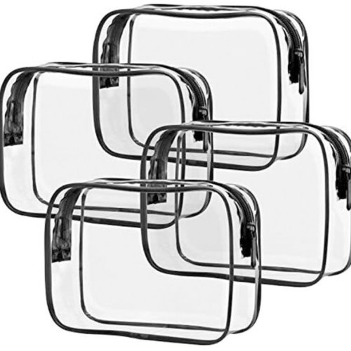 4 Pcs Combo PVC Makeup Pouch