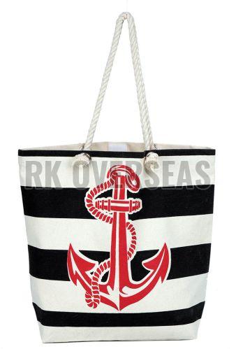 Printed Cotton Canvas Tote Bag