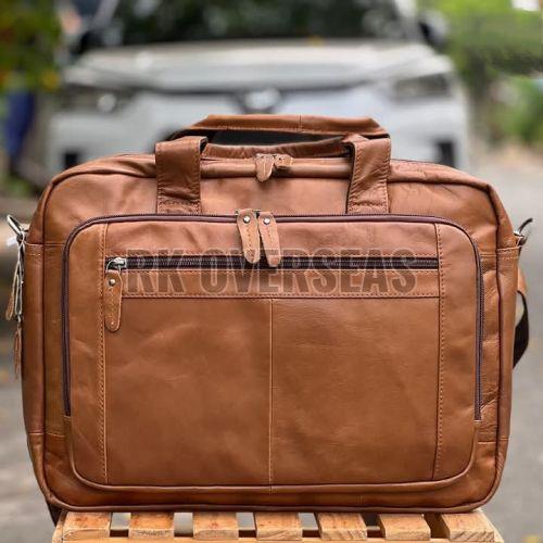 Brown Original Leather Laptop Bag