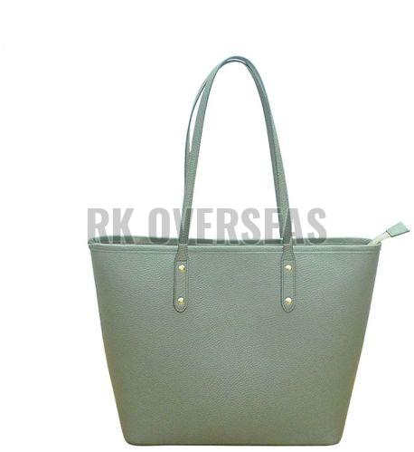 Olive Green Ladies Leather Handbag