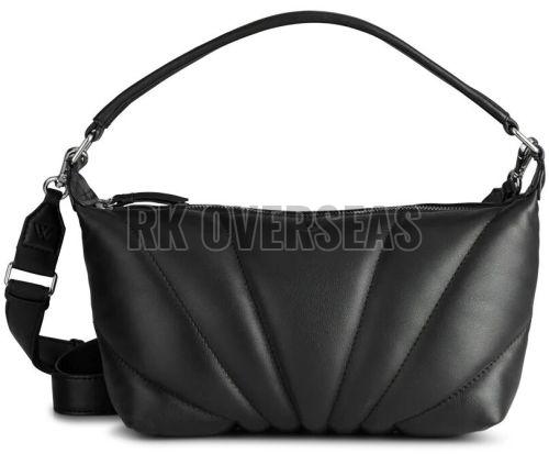 Ladies Designer Black Leather Handbag
