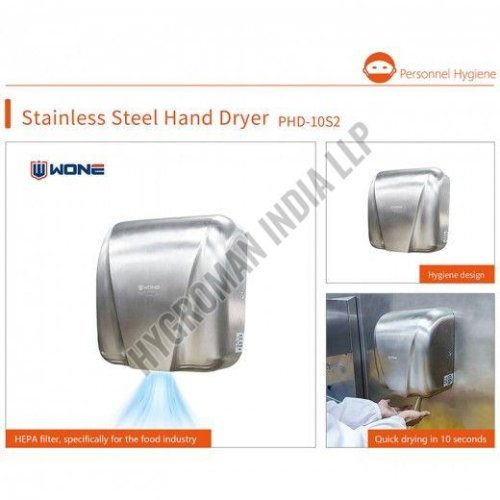 PHD-10S2 Hepa Filter Jet Air Hand Dryer