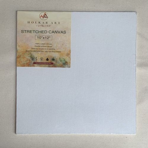 White Stretched Canvas