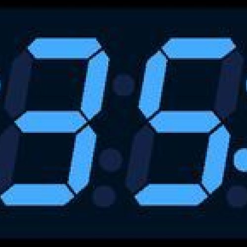 16x16 Inch Digital Clocks