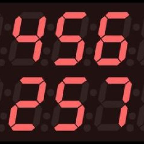 Token Display System 3 Digit 3 Counter