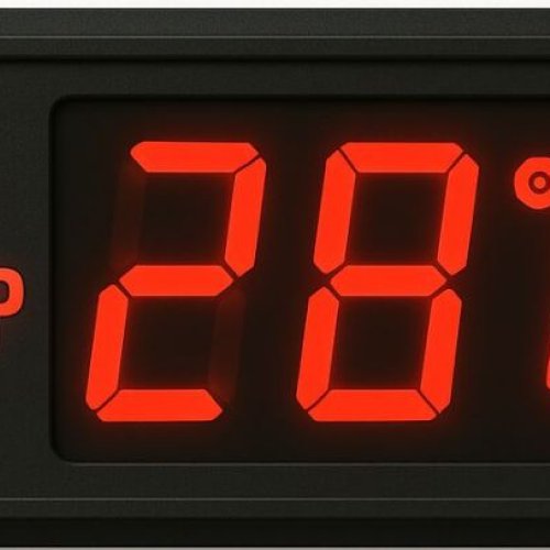 Temperature Indicator Red