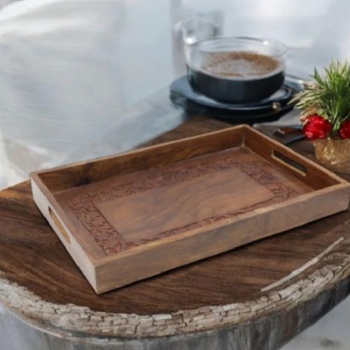 Wooden Engraved Tray