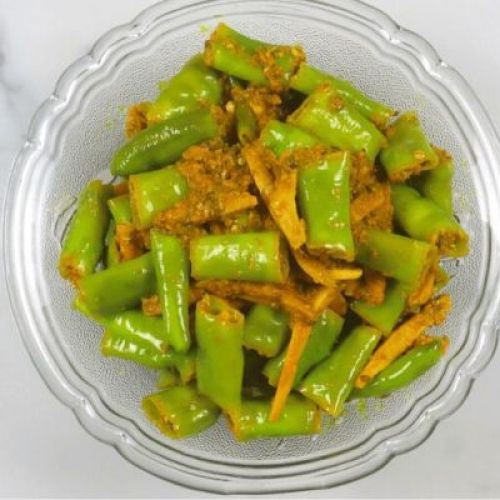 Green Chilli Garlic & Ginger Pickle