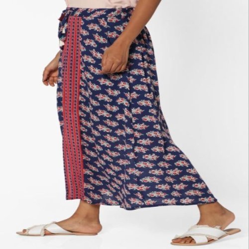 Ladies Cotton Printed Long Skirt