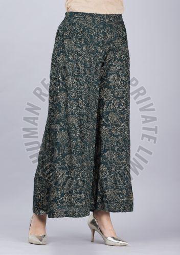 Ladies Printed Rayon Palazzo