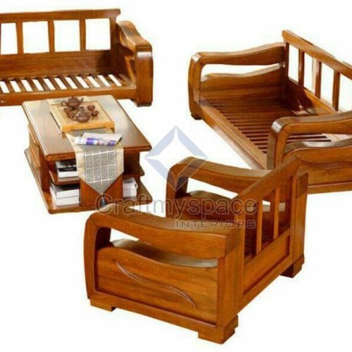 Teak Wood Sofa Set