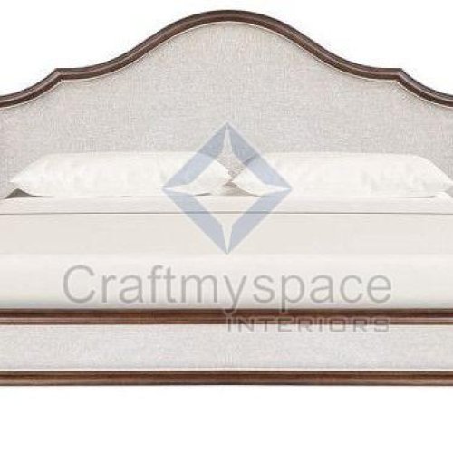 Wooden Upholstery Bed Without Storage