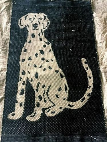 Designer Black and White Cotton Durrie