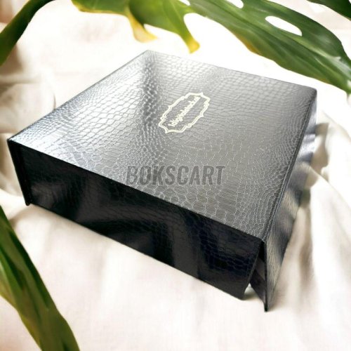 Black Rigid Box with Magnetic Lock