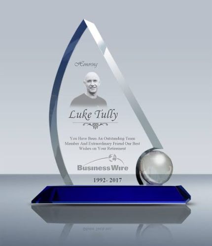 Crystal Retirement Trophy