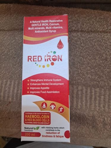 200 Ml Red Iron Syrup