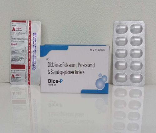 Diclofenac Sodium, Paracetamol &AMP; Serratiopeptidase Tablets