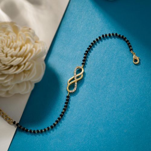 Ladies Gold Plated Fancy Mangalsutra Bracelet