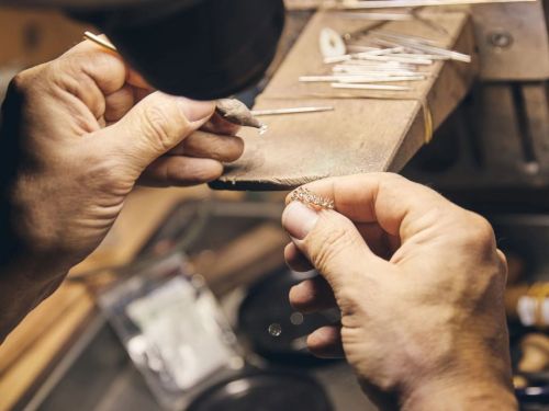 Ladies Modern Design Gold Plated Pendant With Chain