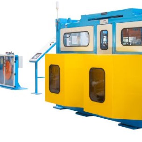 Dual Take Up Machine