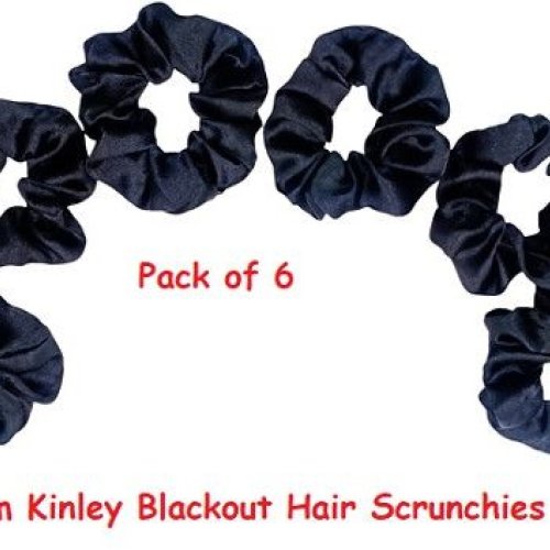 Premium  Blackout Hair Scrunchies-RB-168-B