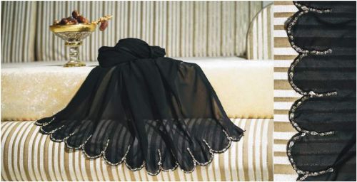 Embroidered Women Head Wrap Scarves