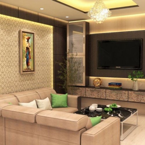3 Bhk Flat Interior Designing Service