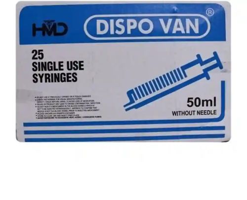 Dispovan Syringes 50ml Without Needle
