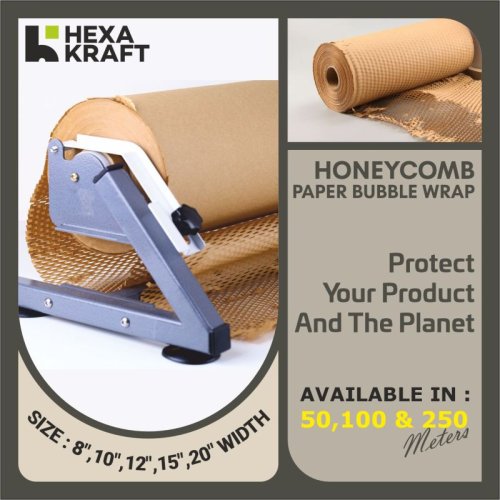 20 Inch Hexakraft Honeycomb Paper Bubble Wrap Roll