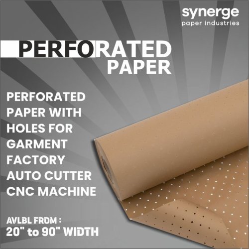 90 Inch CNC Cutter Garment Perforated Paper Roll